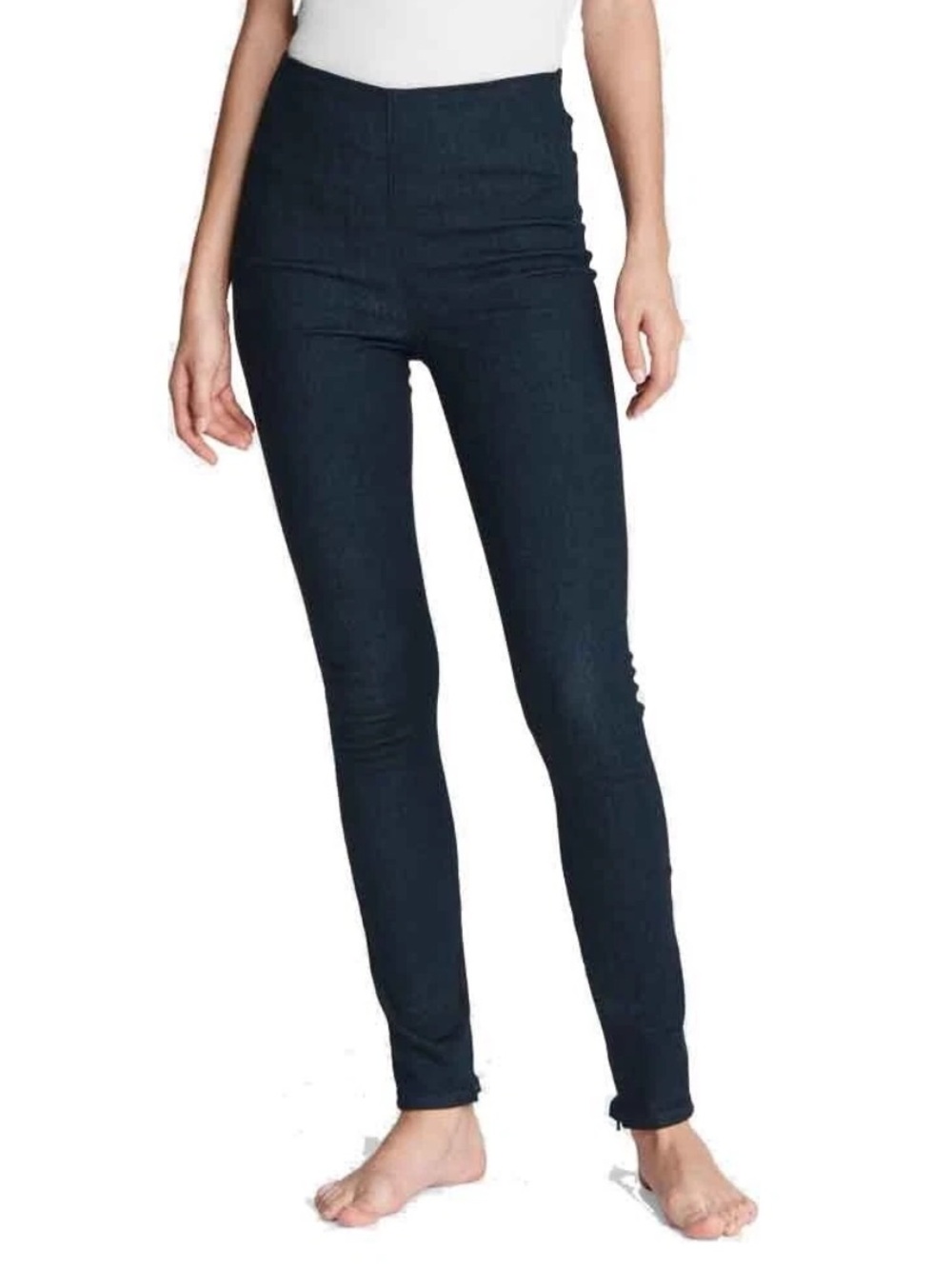 Rag & Bone Nina High-Rise Pull-On Jean Pant Dark Indigo Rinse Women’s Size Large
